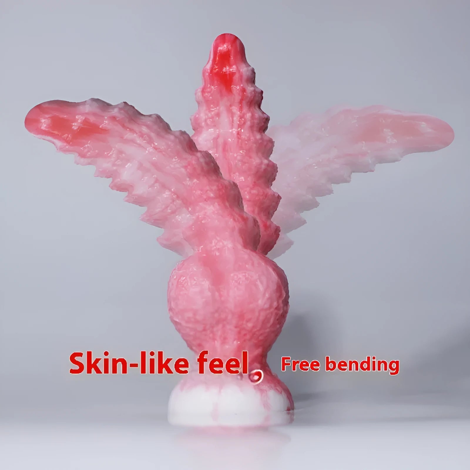 Pink platinum silicone penis-shaped masturbation toy for women, shown with Berserker S and M size options.