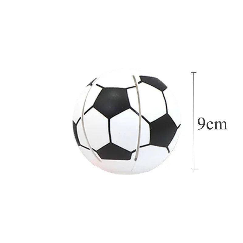 Glowing transformable dog ball toy showing ball and flying disc modes