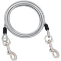 Anti-bite dog leash with steel wire core and Martin buckle stud, thick rope design, available in multiple colours and lengths