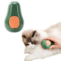 Green and white rechargeable cat steam brush with water spray for pet grooming