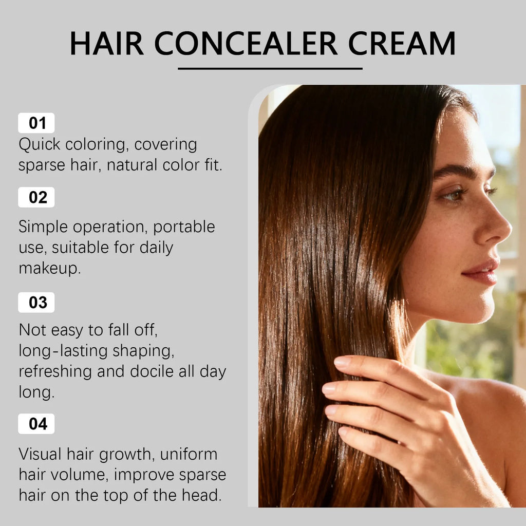 30g hair concealer stick for thinning hair - gentle scalp nourishing formula in compact packaging