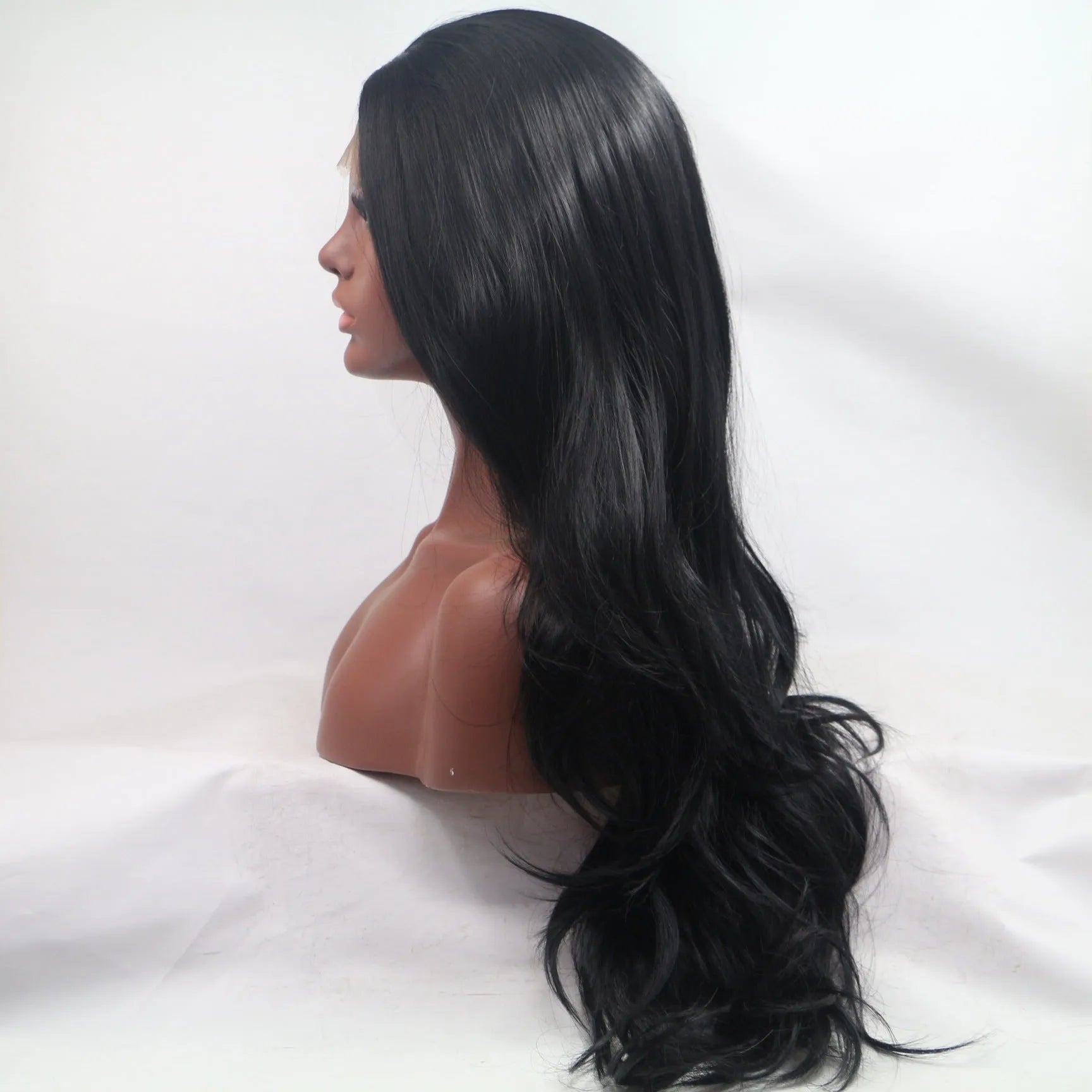 Long curly high temperature wire wig headgear in picture colour for general use