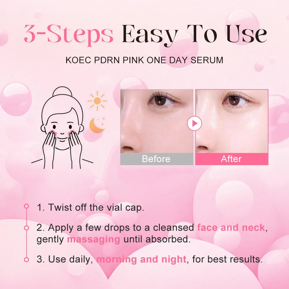 KOEC Powder Polypeptide disposable moisturising face mask 10 pack with essence