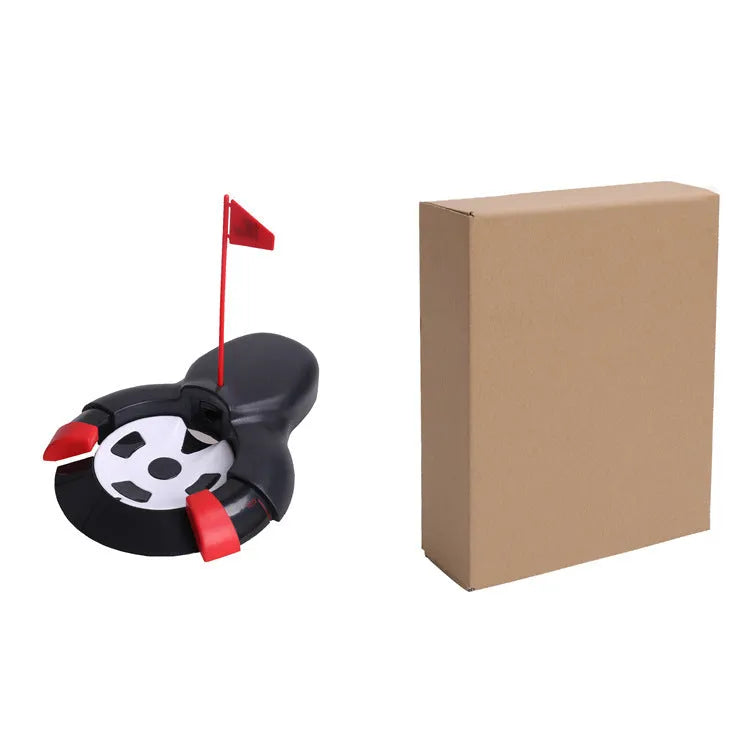 Black golf electric adjustable automatic rebound rebounder ABS 27x21cm on grass