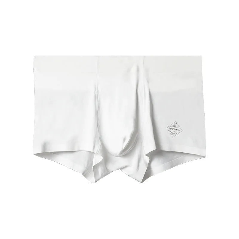 Seamless modal men's underwear in solid colours with mid-waist design for hip lifting and body shaping