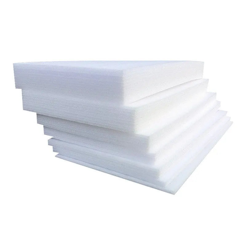 Large white EPE pearl cotton foam insulation board measuring 2 metres by 1 metre.
