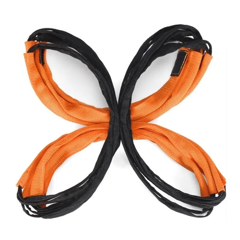 Butterfly ladder agility training equipment in plastic construction with multiple length options for coordination development