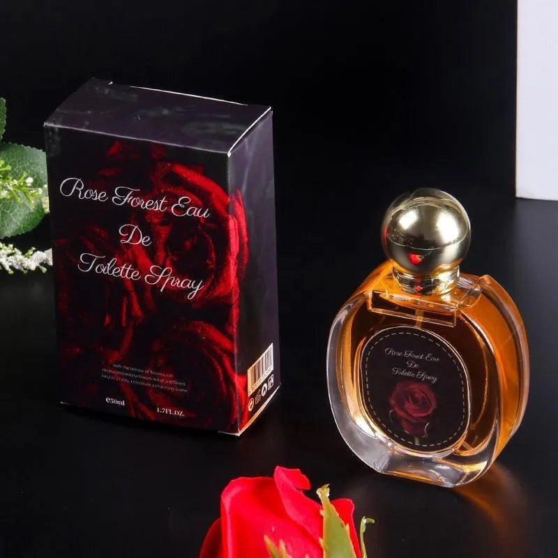 Rose Forest perfume for women 50ml bottle with floral scent