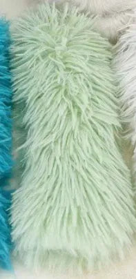 A blue plush cat toy pillow measuring 27cm long on a white background.