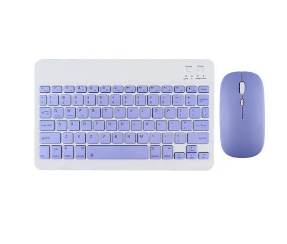 Bluetooth keyboard for Android tablets in multiple colours including white, green, and pink