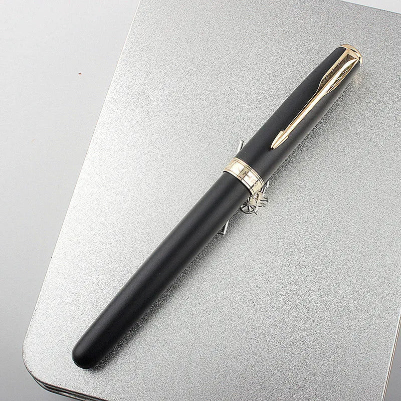Stainless steel ball pen with 0.5mm tip in various colour options
