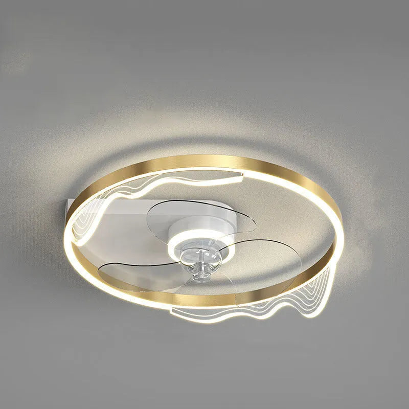Landi modern simple Nordic style ceiling fan light for a children's bedroom in one of seven available colours.