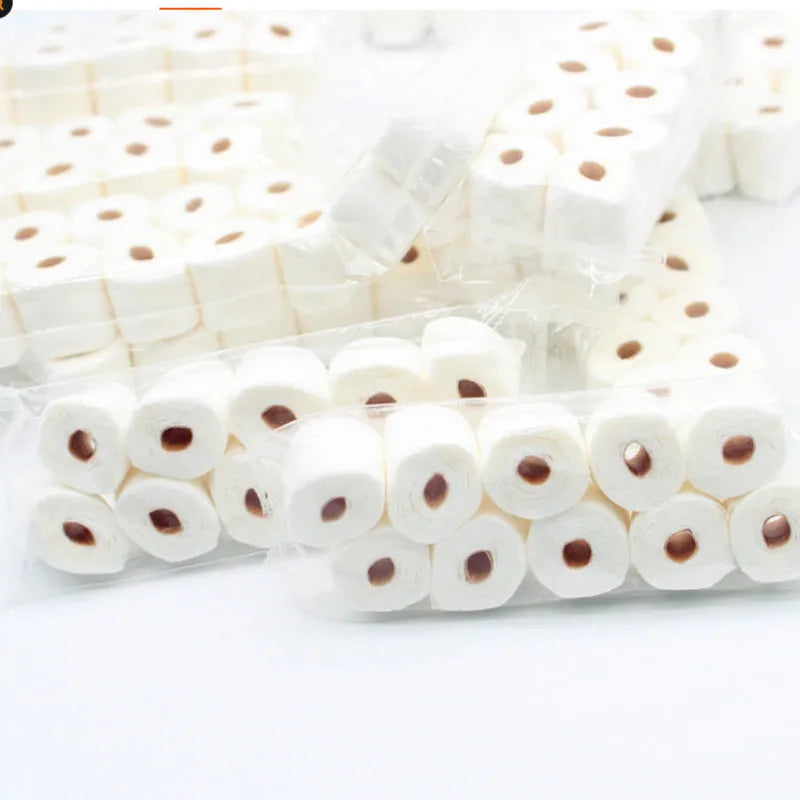 Children's paper simulated tissue roll toy model measuring 30mm by 15mm by 80mm