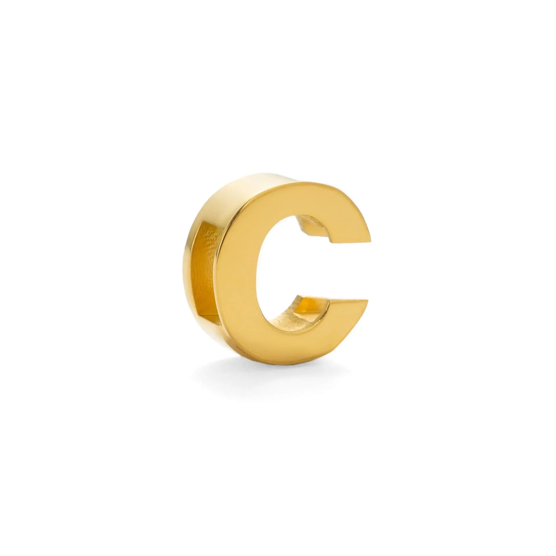 Gold and silver titanium steel initial number necklace with alphabet and number pendants on a 40.5cm chain.