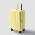 Three-piece PC expandable suitcase set with YKK zippers in colours including night black and army green