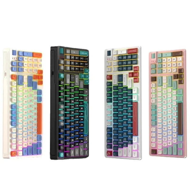 USB computer keyboard with luminous backlight and machinery feel keys in ABS plastic