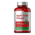 Container of apple cider vinegar capsules dietary supplement containing 150 tablets