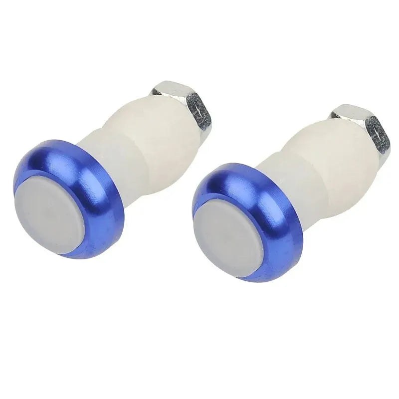 Bicycle handlebar end LED turn signal light in black with 6061 aluminium alloy body and red LED