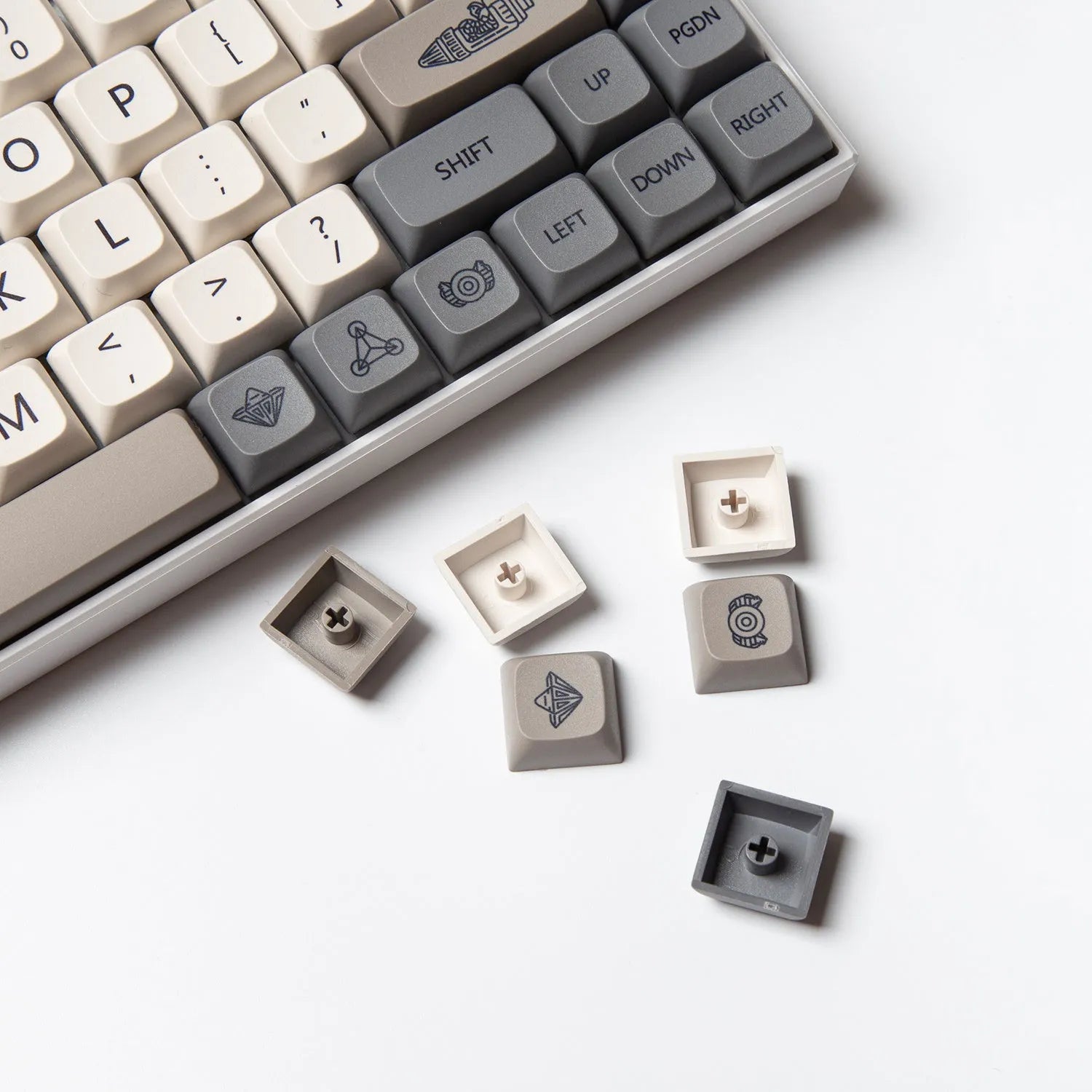 XDA PBT 139-key sublimation opaque mechanical keyboard keycap set with English legends for multiple layouts