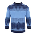 Men's cotton-blend knitted pullover sweater available in multiple sizes and styles
