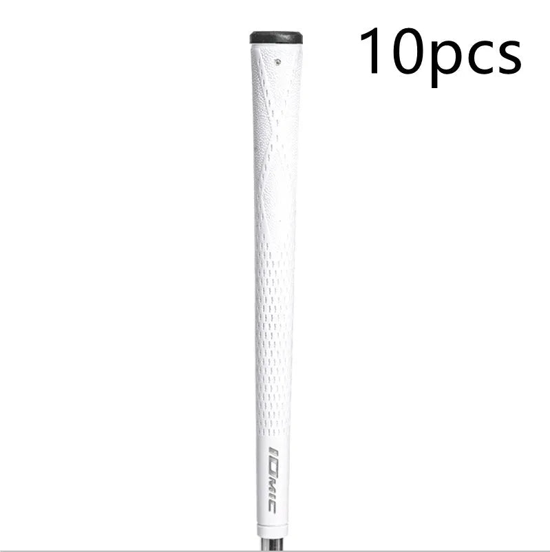 TPE golf club grip in various colour options including pink, red, blue and black variations