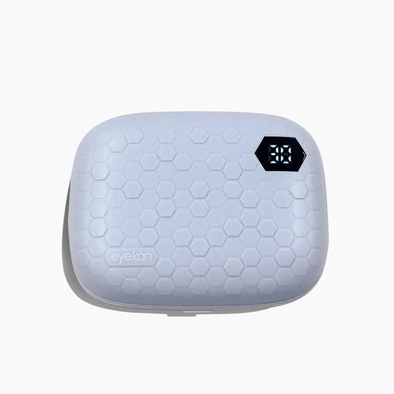 Automatic ultrasonic glasses cleaning machine in plastic housing with 85x65x30mm dimensions