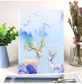 Cartoon TPU anti-fall protection case for iPad with elk print design