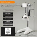 Vertical stainless steel manual juicer with zinc alloy frame in multiple colour options