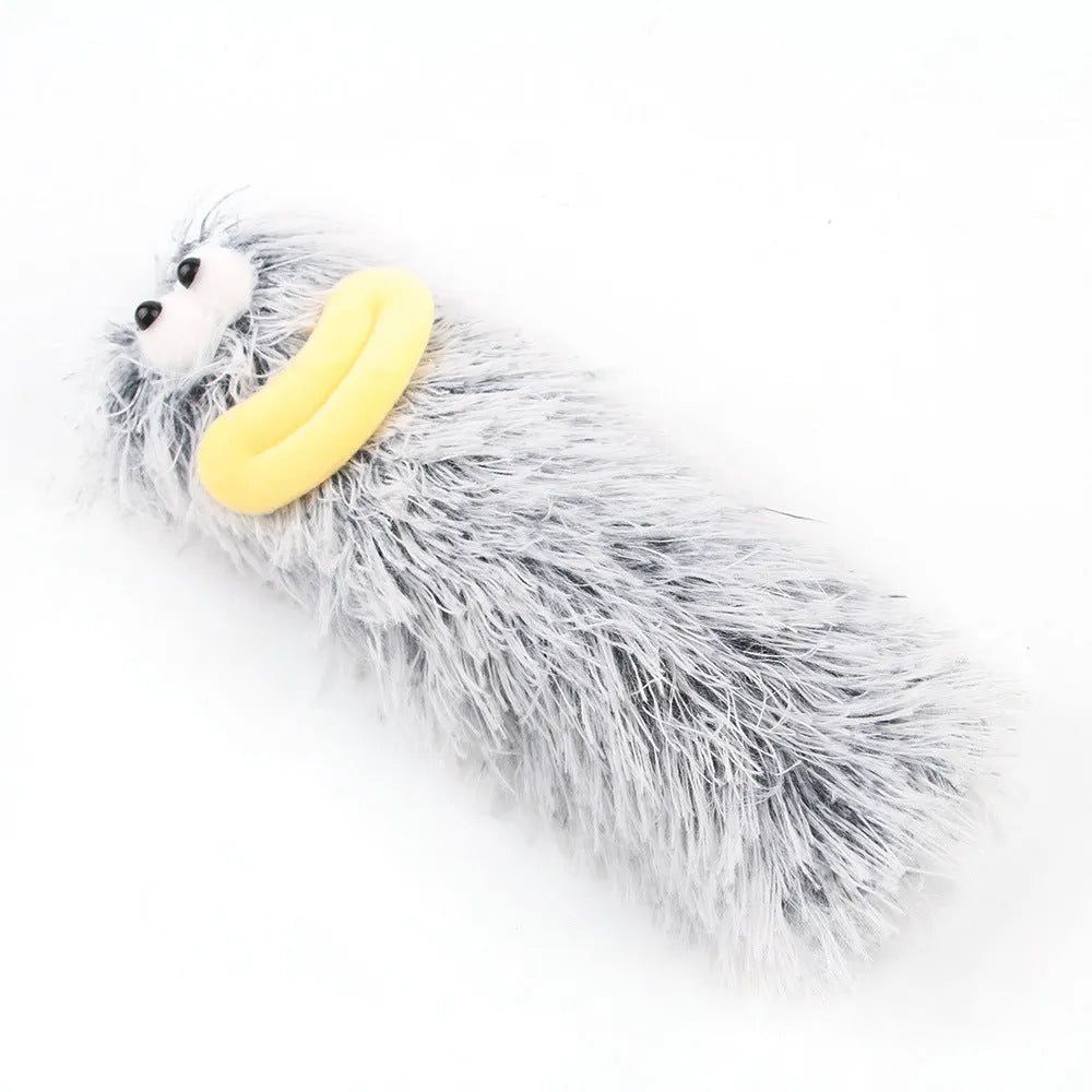 Colourful soft plush cat pillow toys with crinkle sound and catnip filling for interactive play