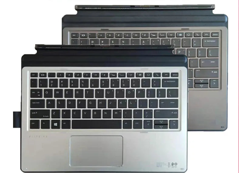 Elite X2 Pro X2 tablet base keyboard with PS/2 and wireless connectivity options showing multimedia function keys
