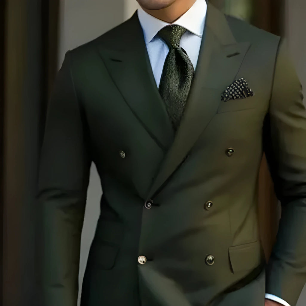 Men's regular fit light business suit set jacket and trousers in chemical fibre blend fabric