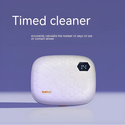 Automatic ultrasonic glasses cleaning machine in plastic housing with 85x65x30mm dimensions