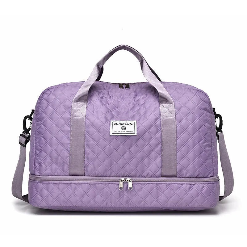 Oxford cloth buggy travel bag with 36-55 litre capacity in solid colour options