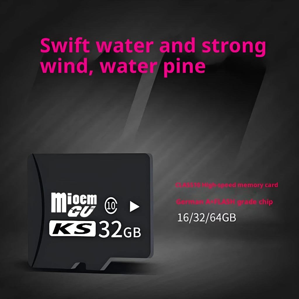 32GB TF memory card C10 high-speed black plastic casing for mobile phone camera SLR and driving recorder