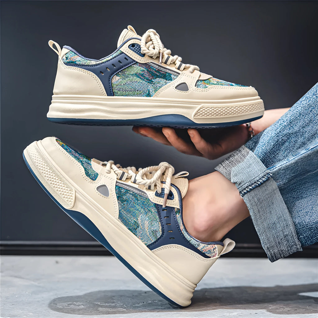 Canvas casual shoes in Milan green colour with flat heel and round toe design