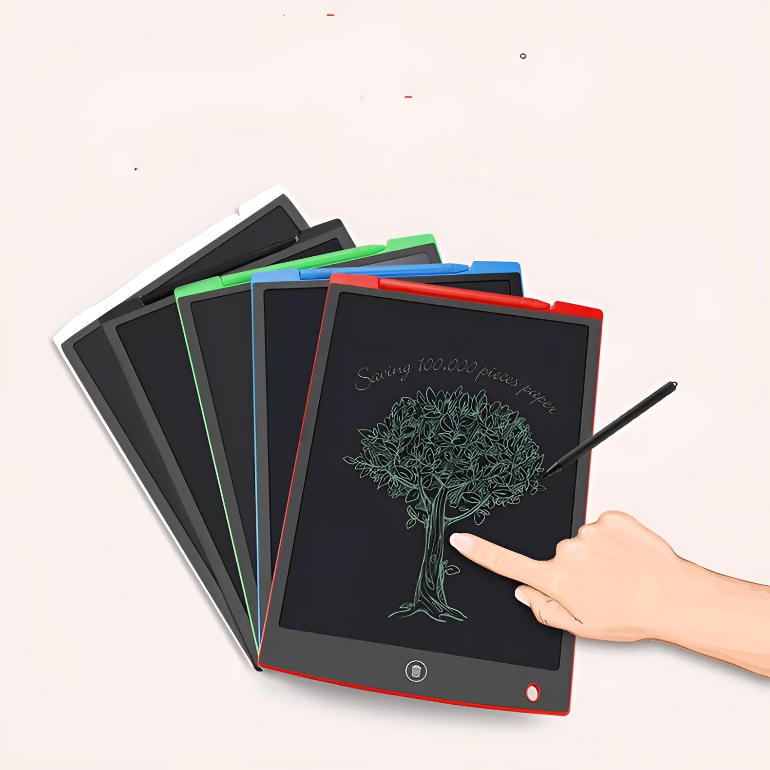 LCD electronic handwriting board for children in choice of colours and sizes
