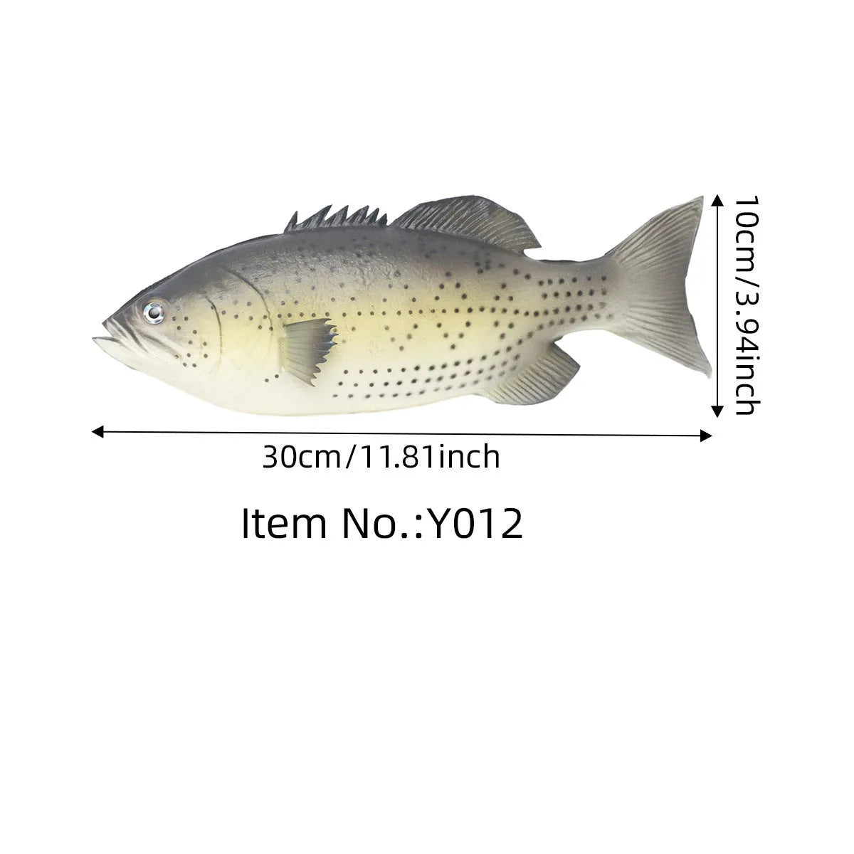 Three PU simulated fish ornaments showing yellow-fin tuna, small tuna and yellow croaker marine replicas