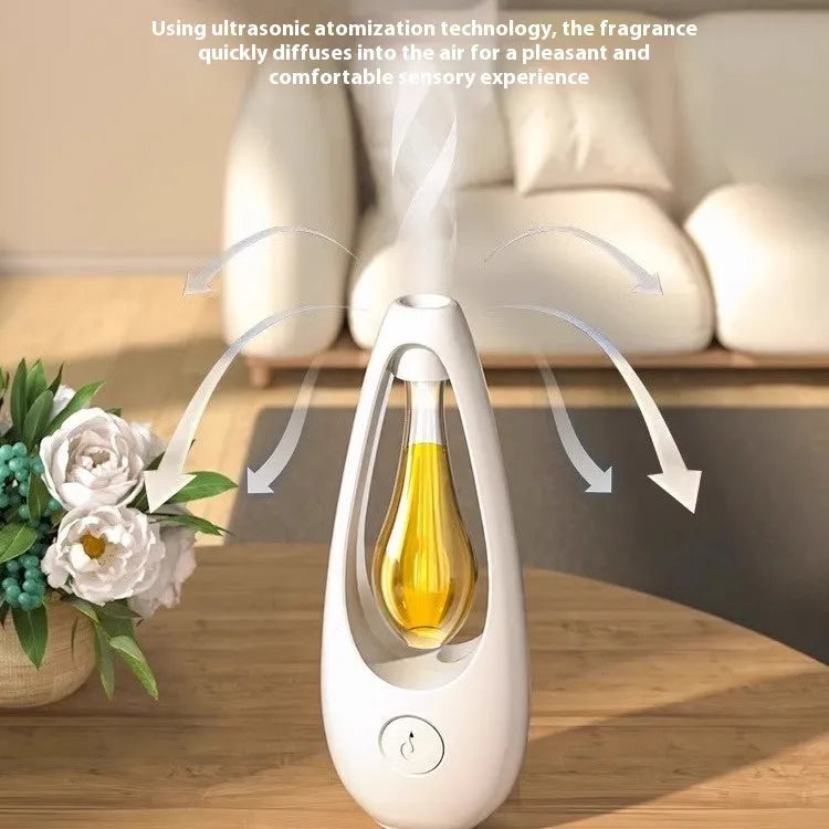 Ultrasonic aroma diffuser with mosquito repellent function in a choice of six scents
