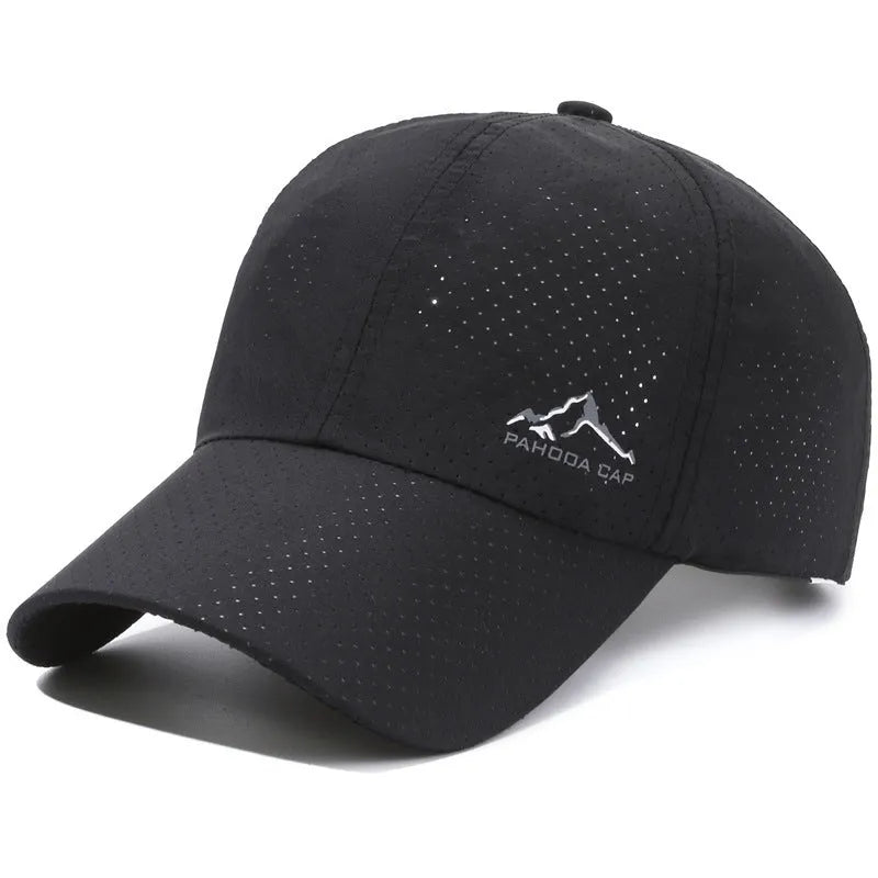 Korean style baseball cap with dome crown and adjustable strap in multiple colour options