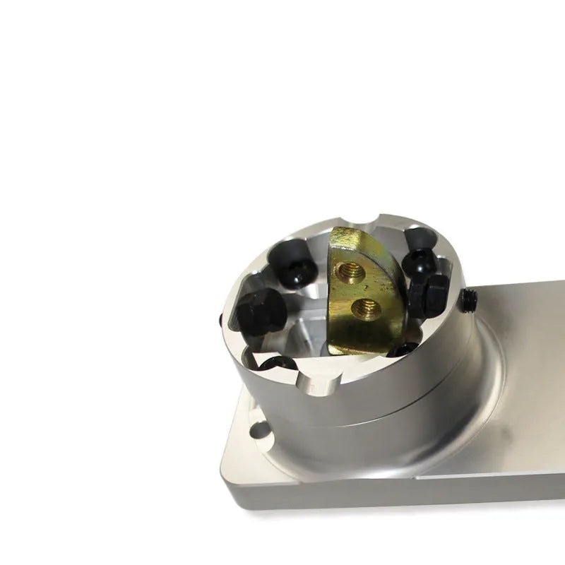 Silver aluminium alloy short shift lever for Horton car models.