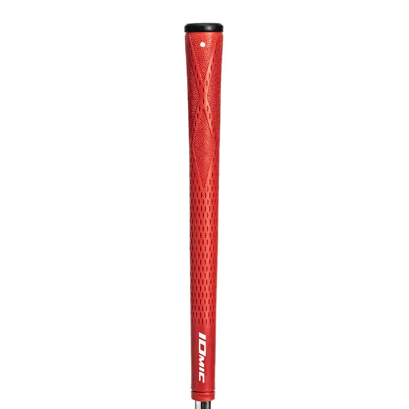 TPE golf club grip in various colour options including pink, red, blue and black variations