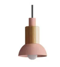 Nordic style minimalist bar bedside lamp in white colour with 3W bulb for home bedroom