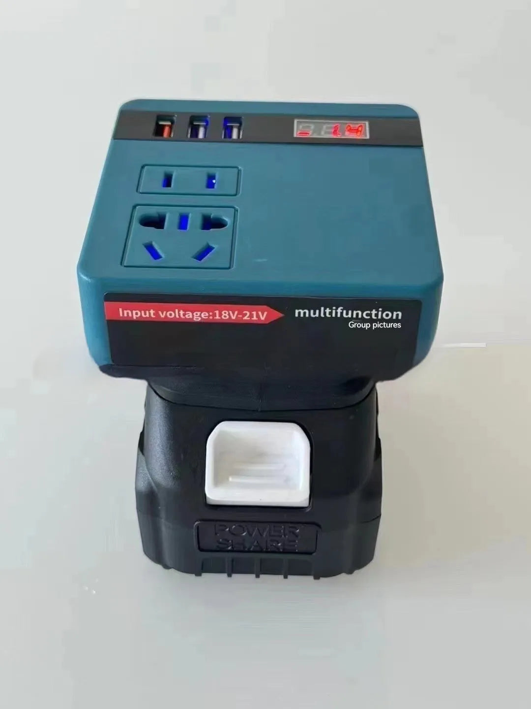 120W lithium battery inverter for electric screwdriver and power tools, compatible with Dayi Dewei Mivoch Mutian