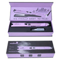 Mini steam splint spray hair straightener in champagne, purple or rose red colour