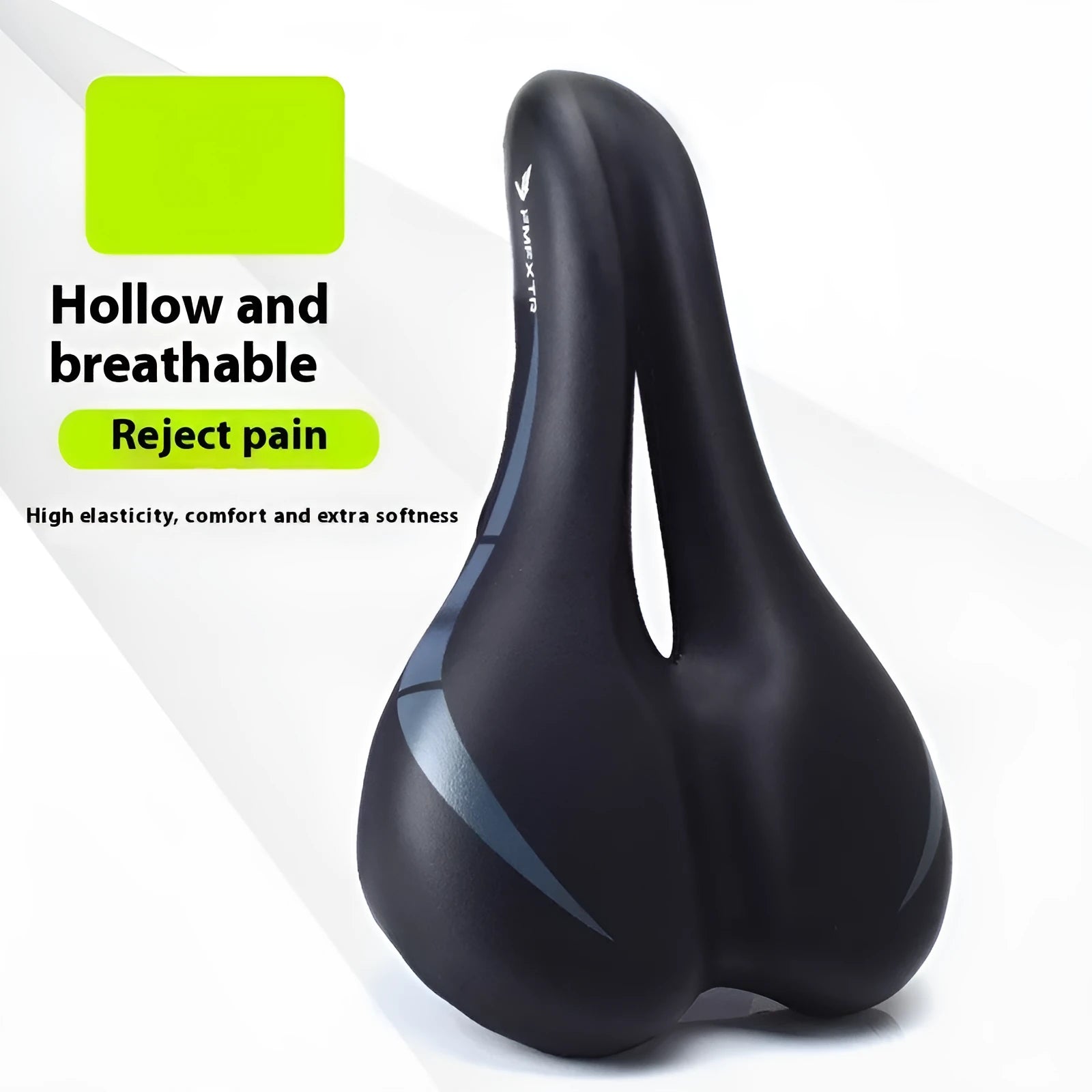 Bicycle saddle cushion with hollow design measuring 270mm by 180mm in 3147 colour