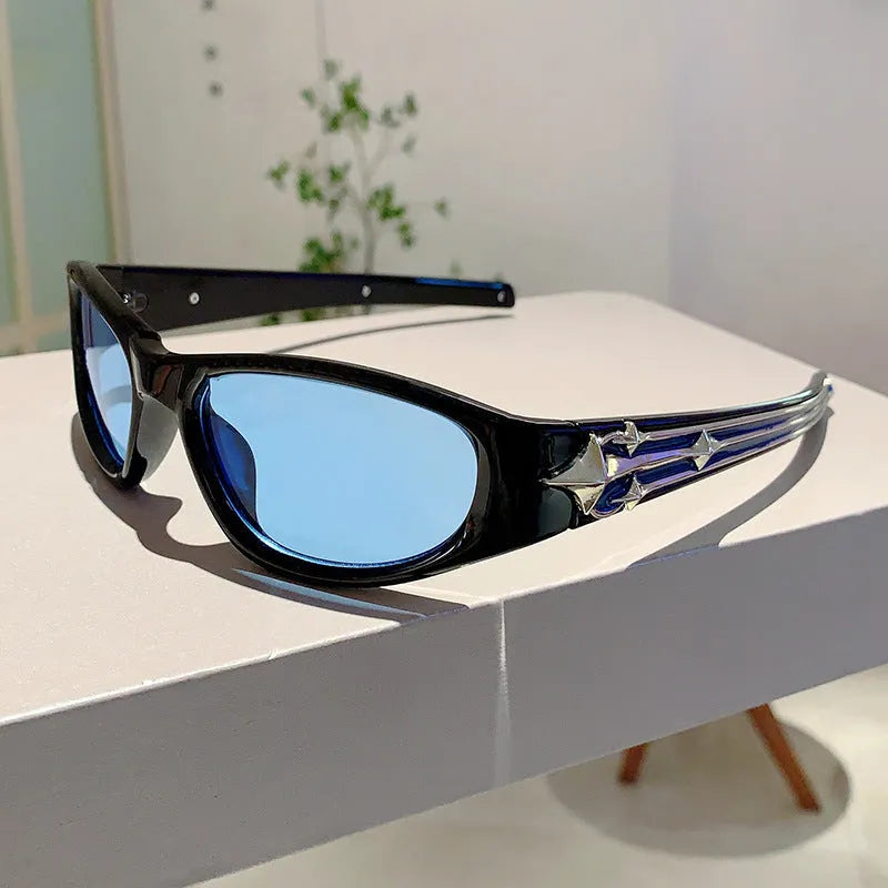 Polycarbonate sports sunglasses in multiple colour options with Category 3 lenses for outdoor protection
