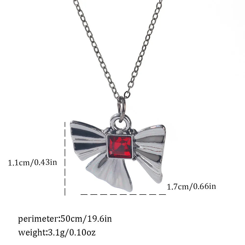 Halloween necklace with zinc alloy pendant showing bat, spider and celestial designs in electroplated colours
