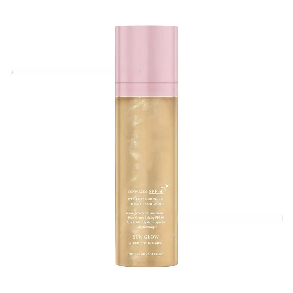 75ml facial toner spray bottle with hydrating and nourishing formula in refreshing light texture