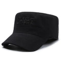 Men's adjustable cotton peaked cap with dome crown in multiple colour options