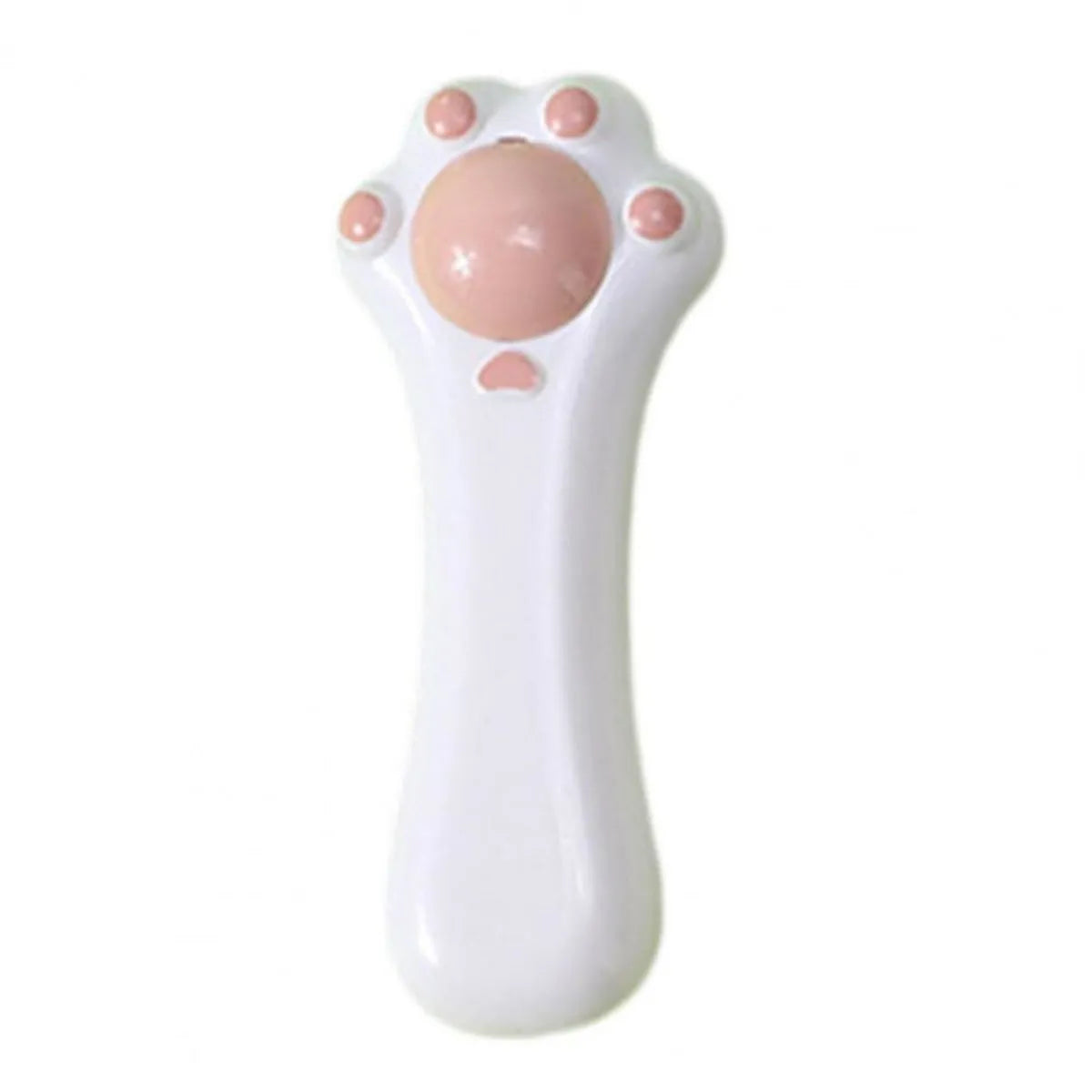 Blue dual-purpose cat massage comb and dental toy with cartoon design and catnip